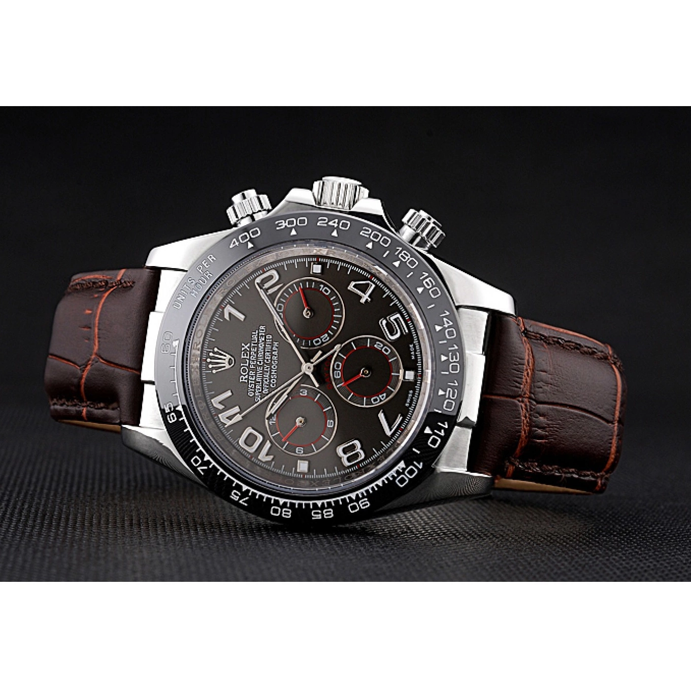 Aaa fake watches Bracelet Rolex Steel Leather Grey Racing Stainless Dial 622632 Daytona Cosmograph Case 0514